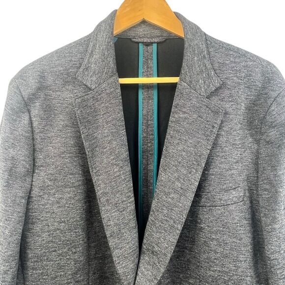 Bonobos Men's Jetsetter Knit Blazer Jacket Size 44R Italy Fortex - Picture 4 of 16